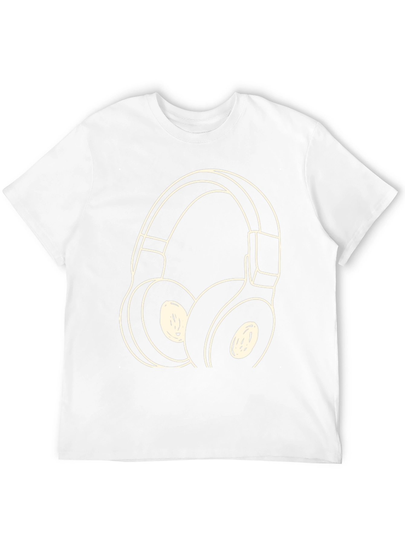 Headphone Graphic Tee - Stylish Music Lover Shirt