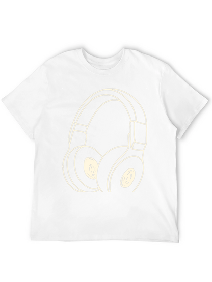 Headphone Graphic Tee - Stylish Music Lover Shirt