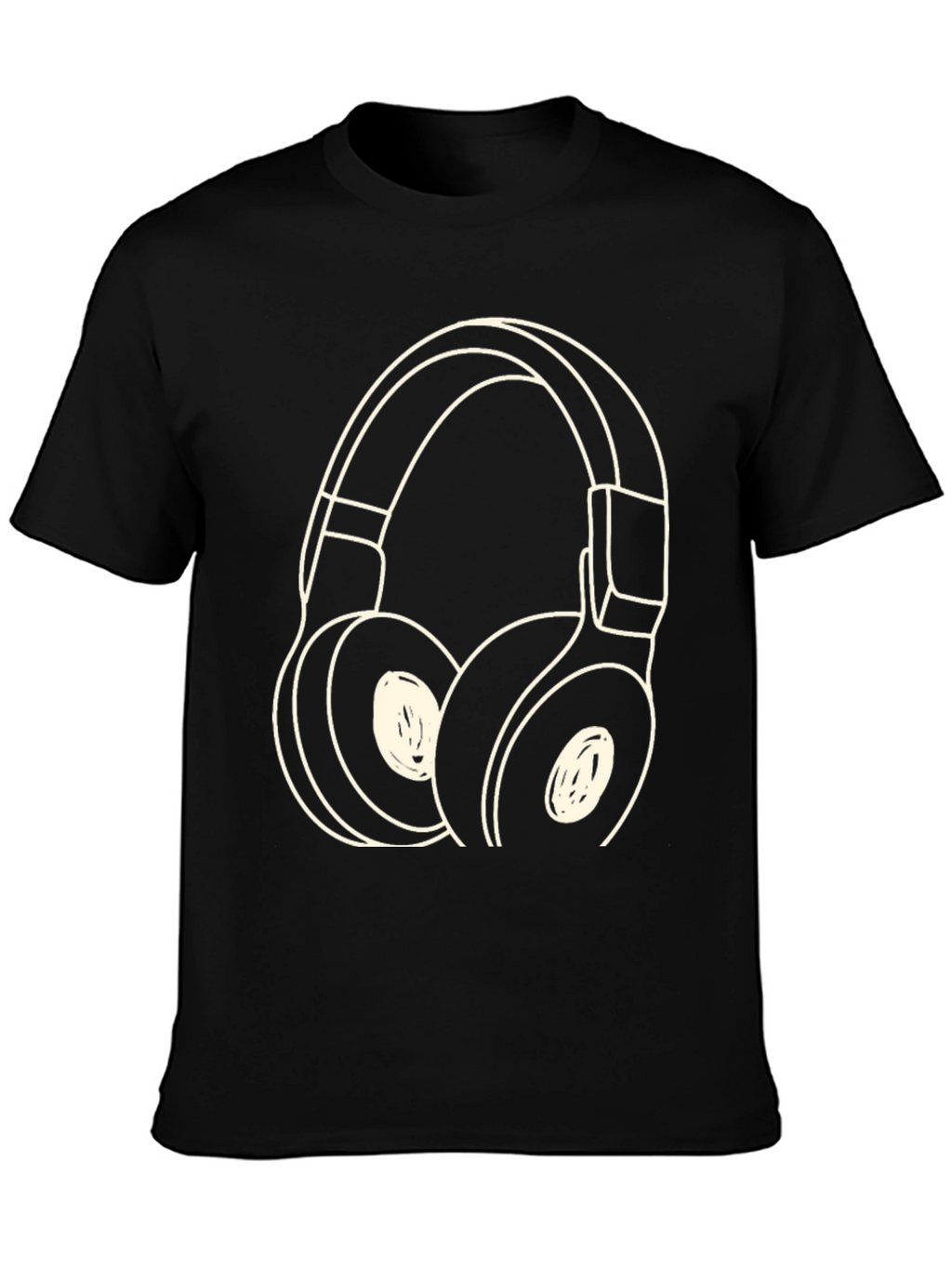 Headphone Graphic Tee - Stylish Music Lover Shirt