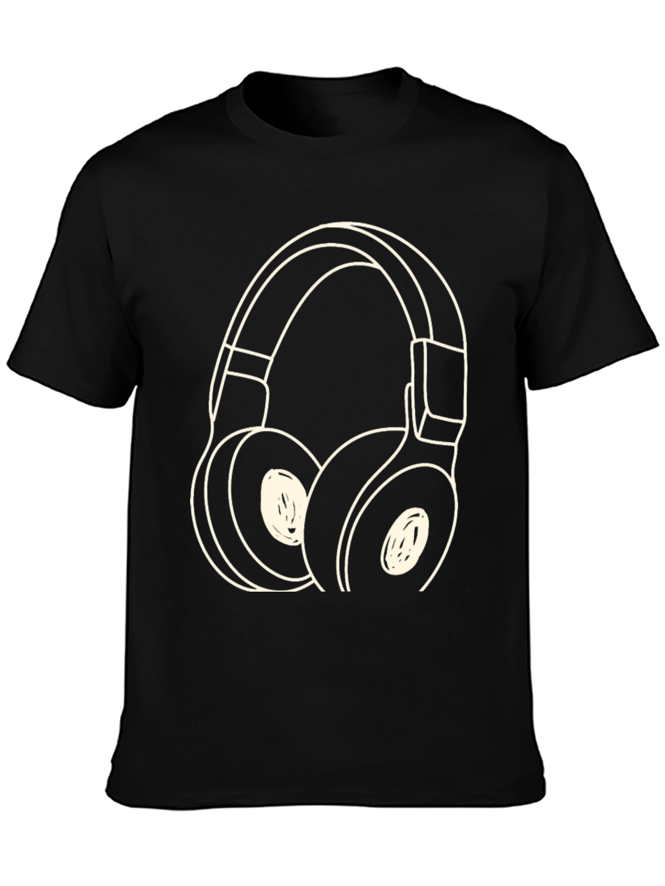 Headphone Graphic Tee - Stylish Music Lover Shirt