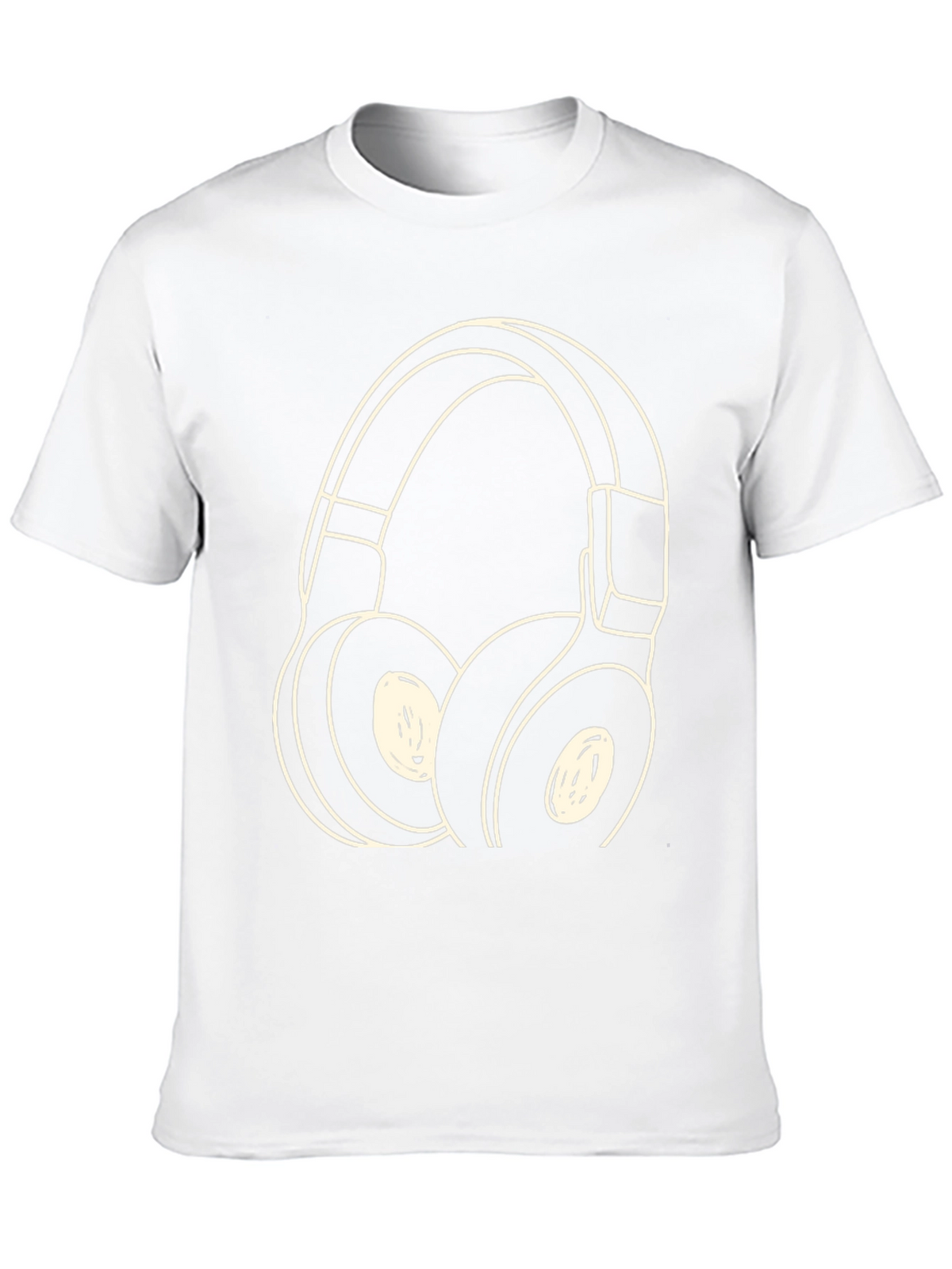 Headphone Graphic Tee - Stylish Music Lover Shirt