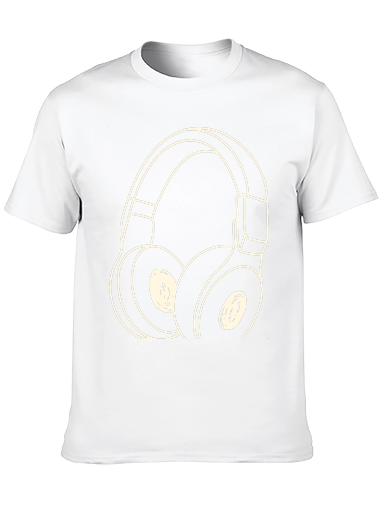 Headphone Graphic Tee - Stylish Music Lover Shirt