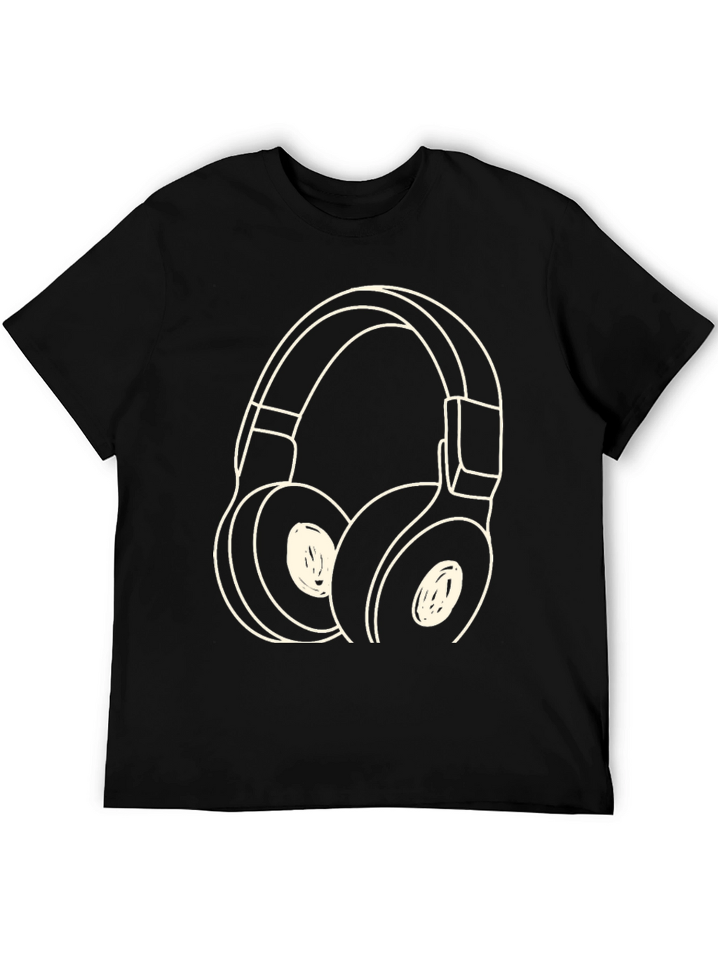 Headphone Graphic Tee - Stylish Music Lover Shirt