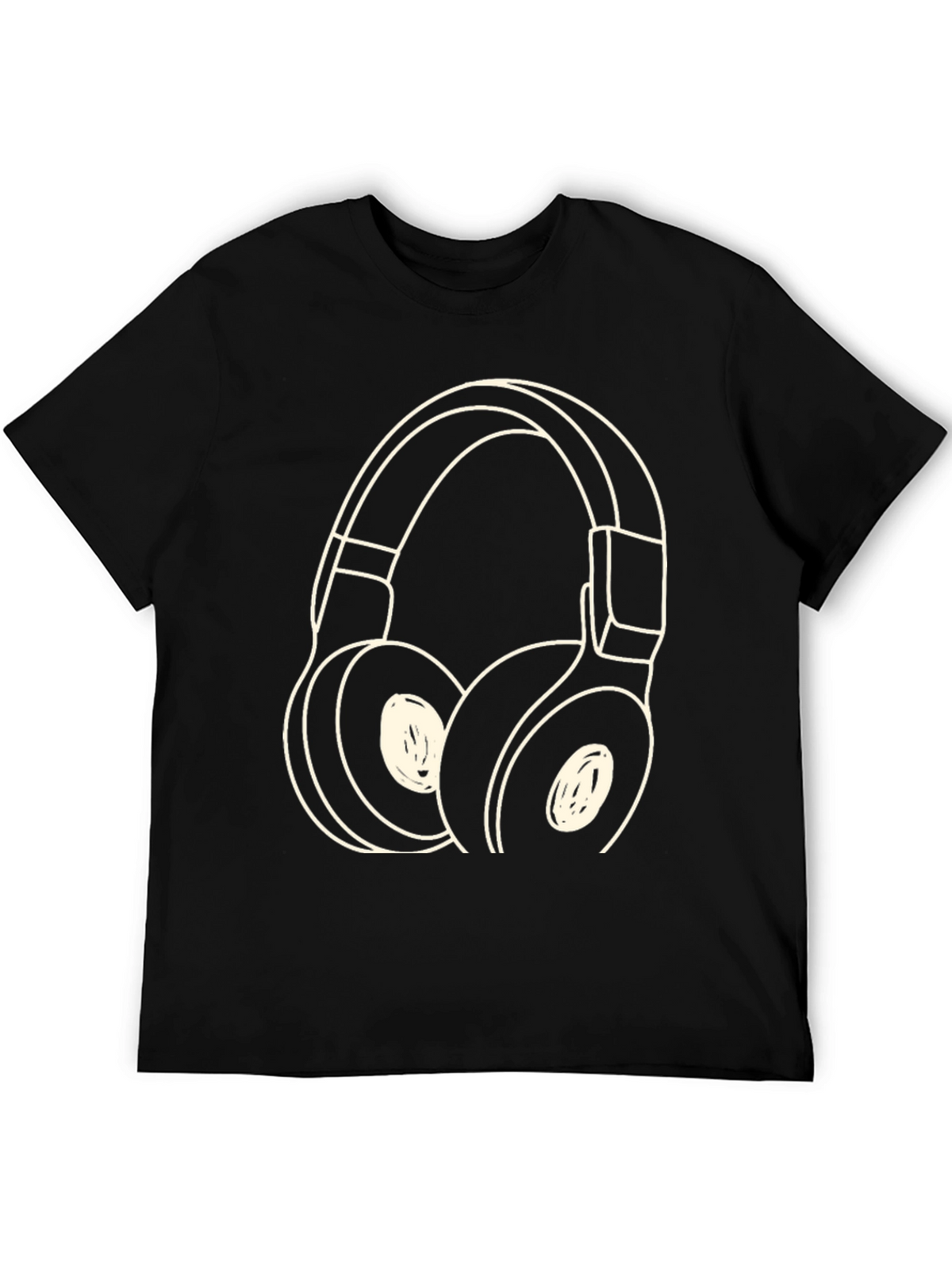 Headphone Graphic Tee - Stylish Music Lover Shirt