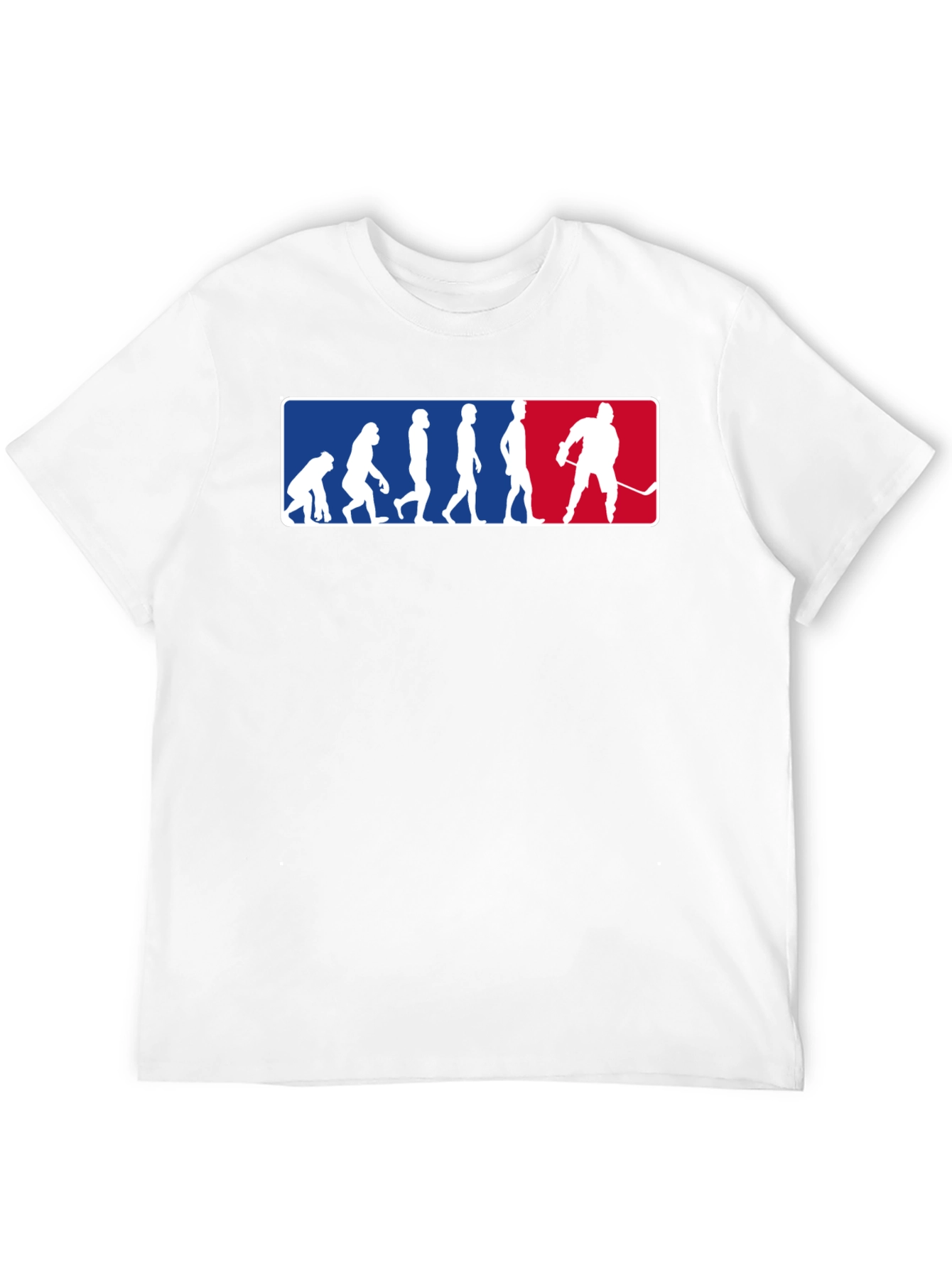 Evolution of Hockey Black T-Shirt