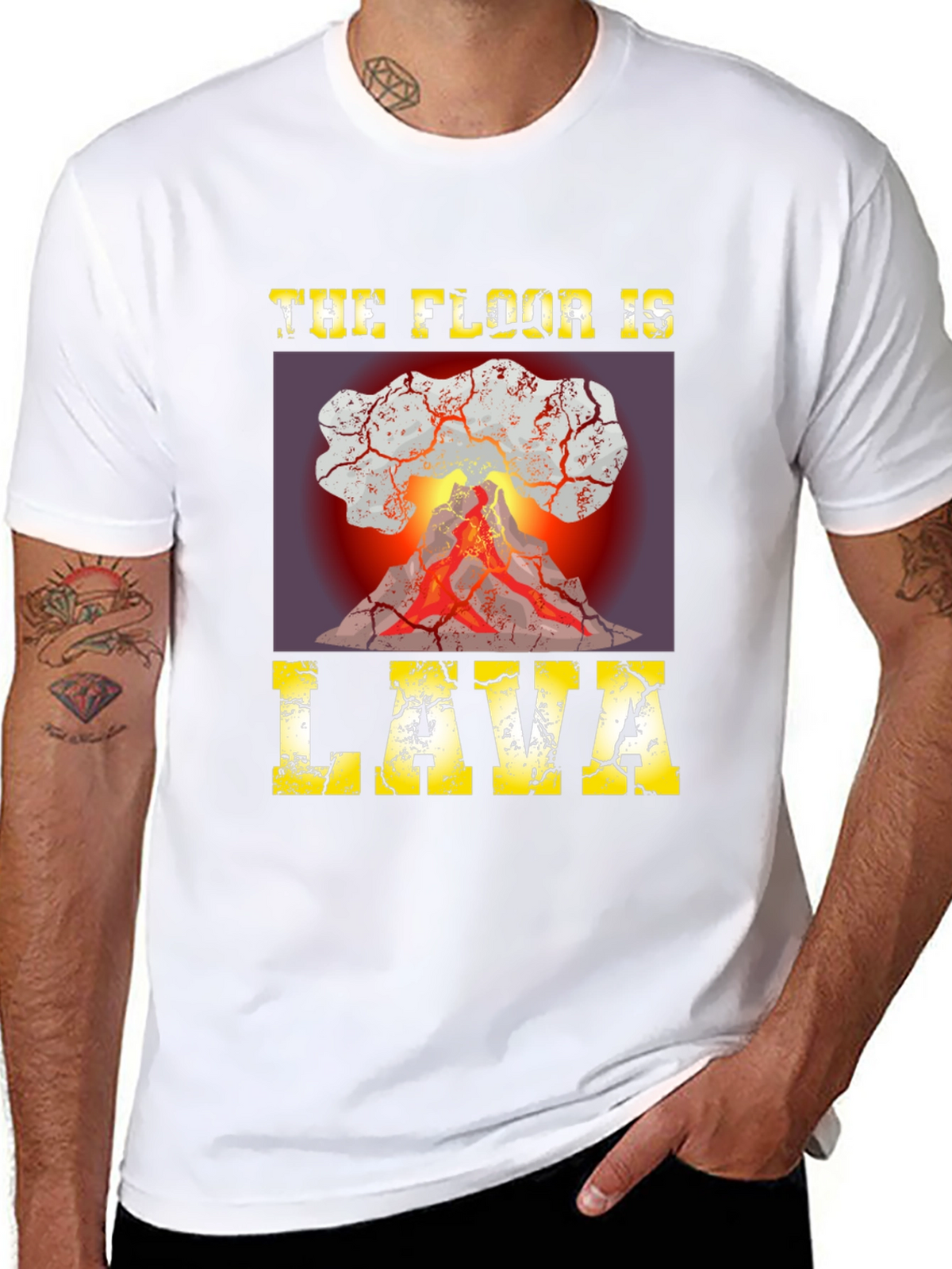 The Floor is Lava Graphic Tee