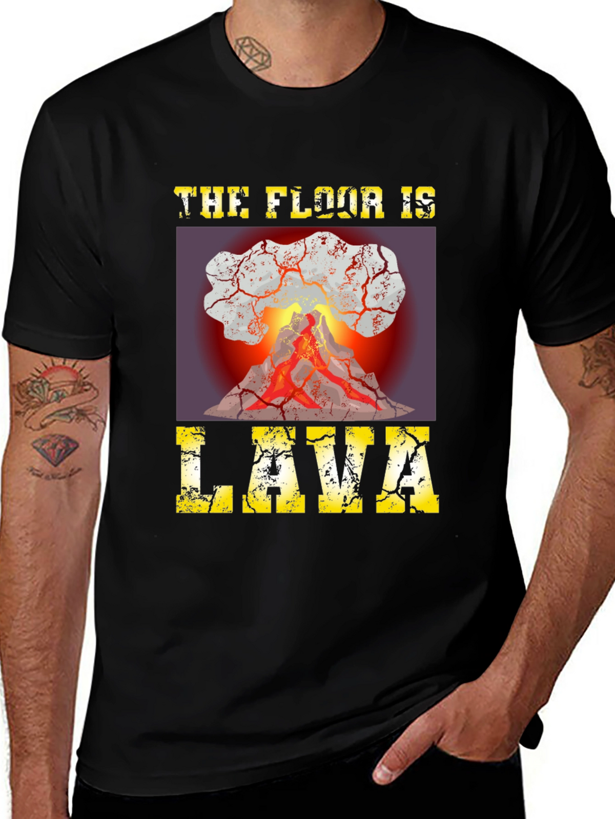 The Floor is Lava Graphic Tee