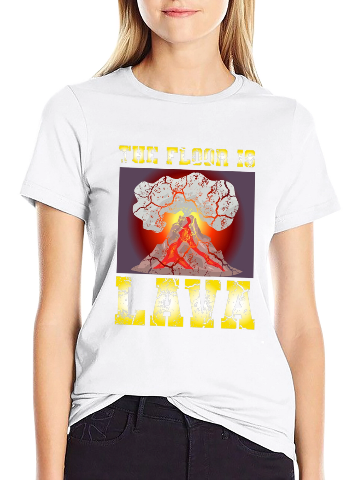 The Floor is Lava Graphic Tee