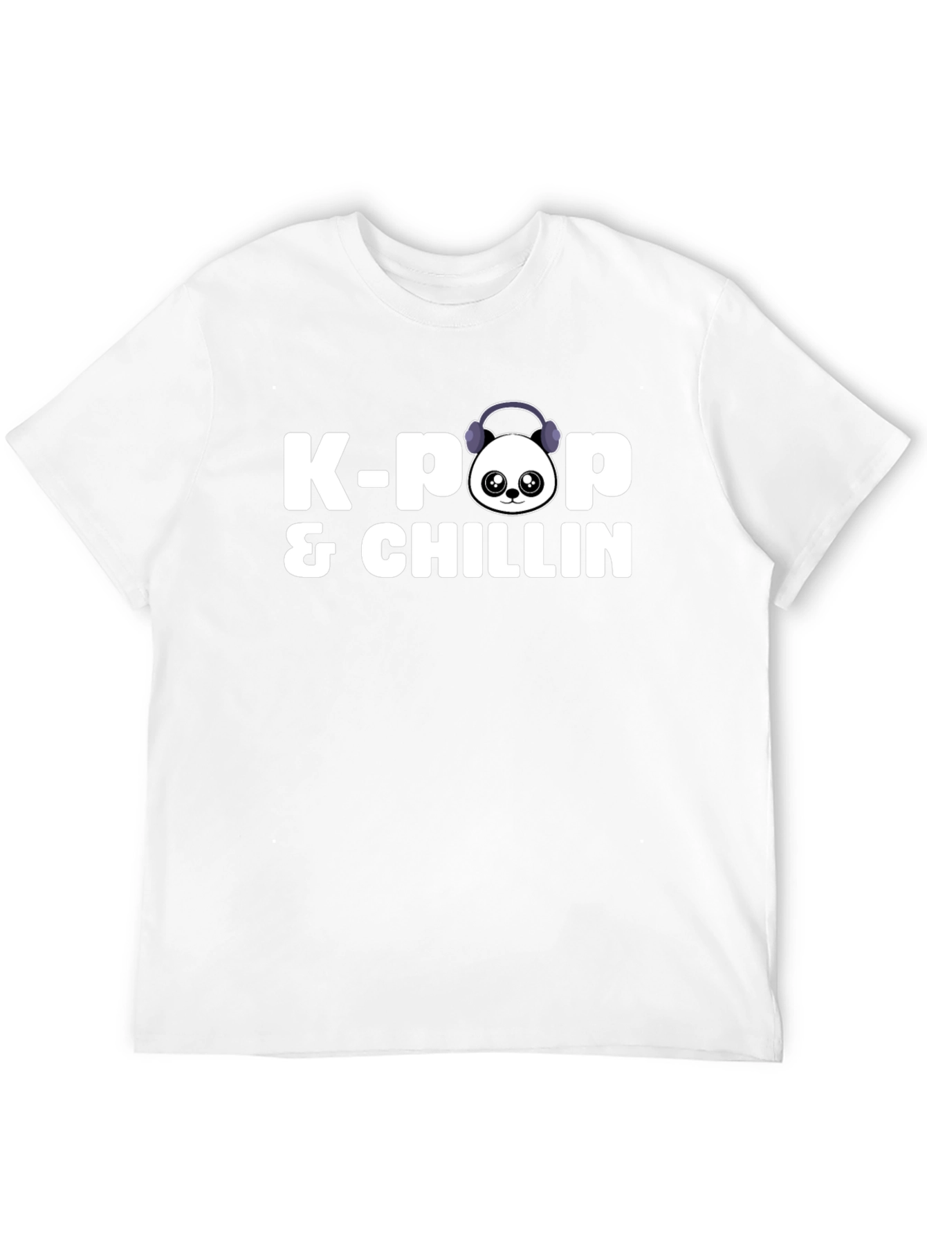 K-Pop & Chillin Black Graphic Tee