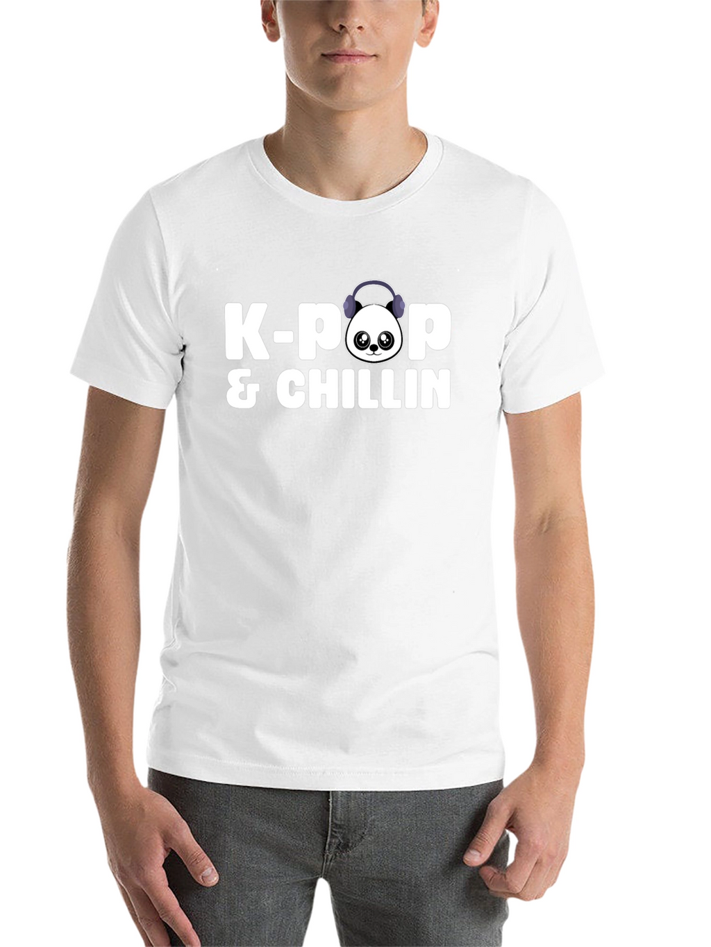 K-Pop & Chillin Black Graphic Tee
