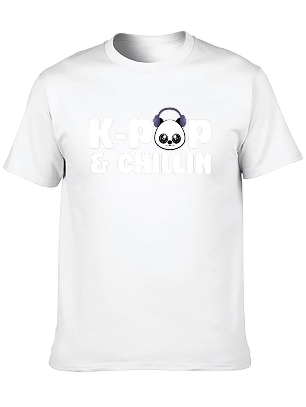 K-Pop & Chillin Black Graphic Tee