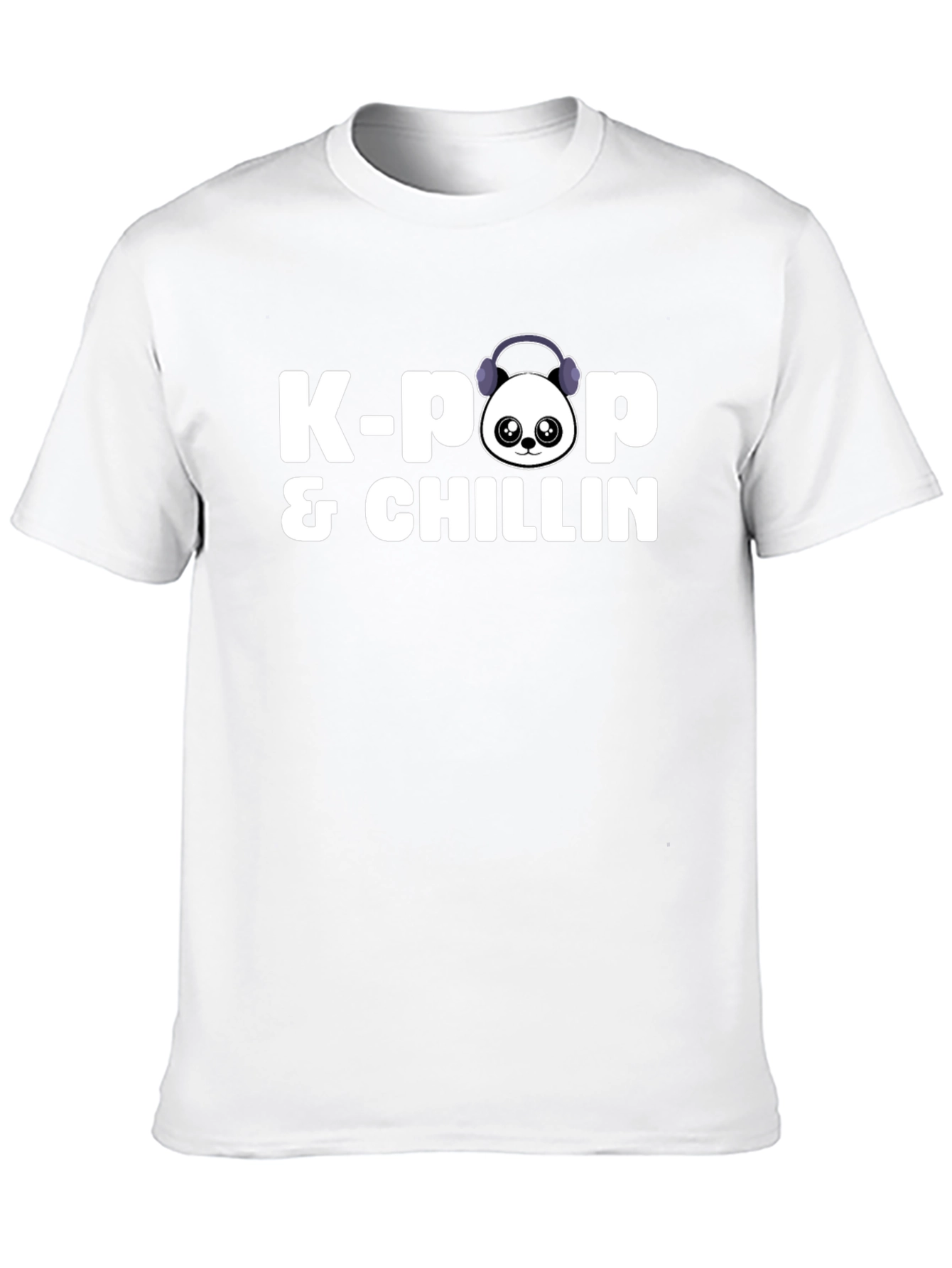 K-Pop & Chillin Black Graphic Tee