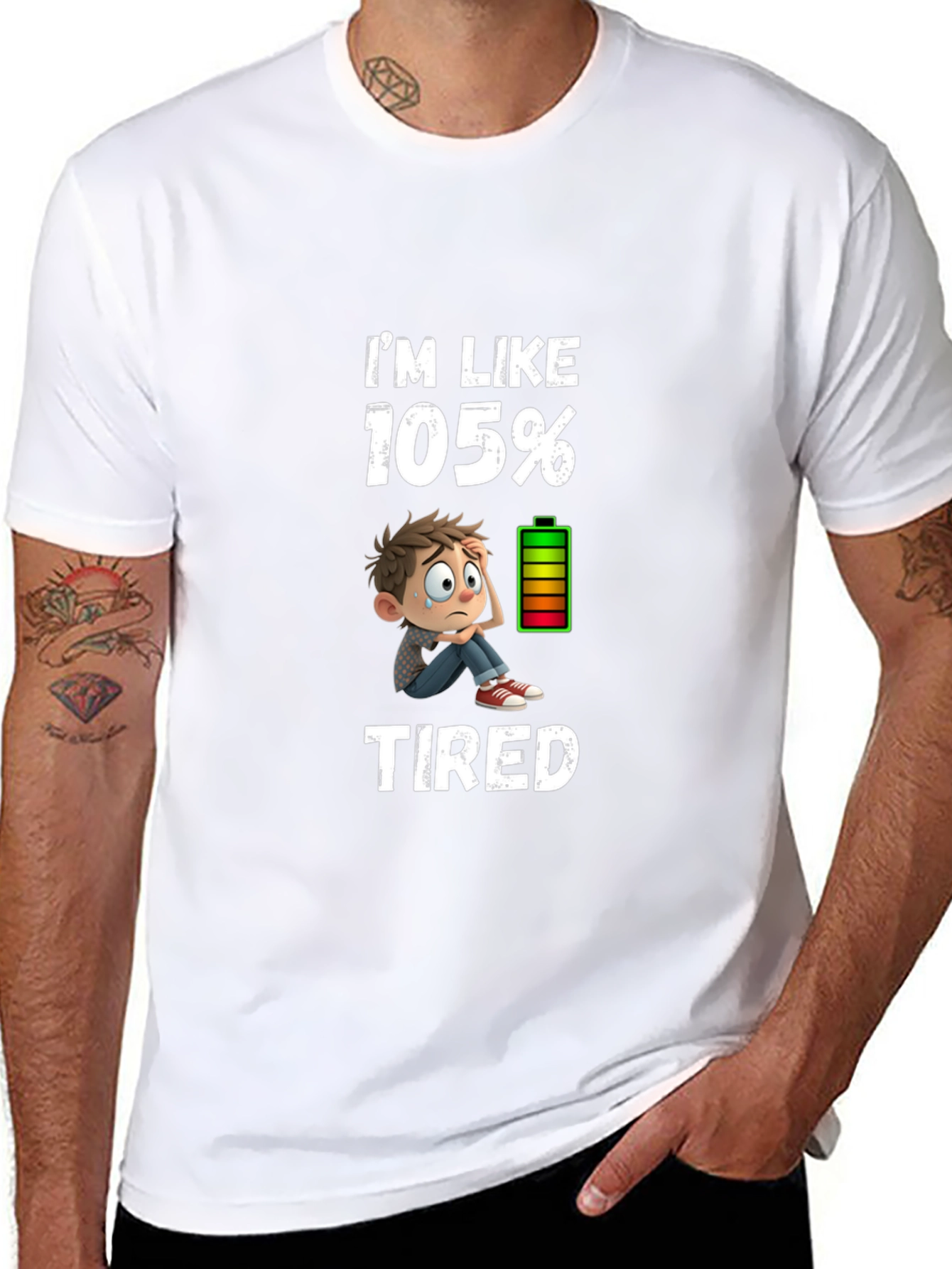 Im Like 105% Tired Graphic T-Shirt