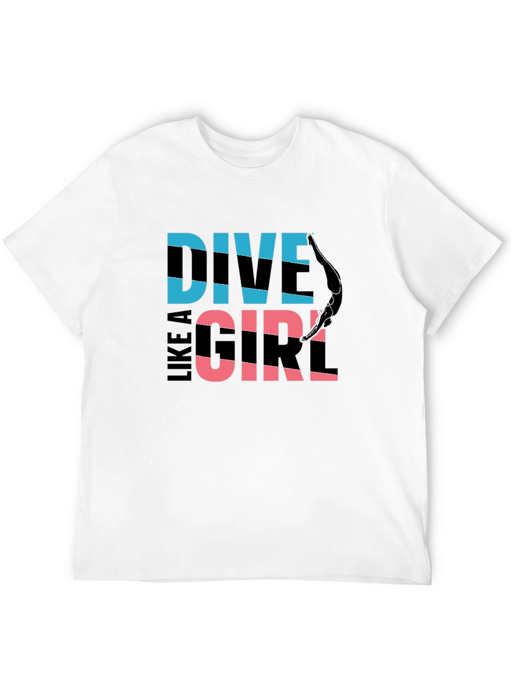 Dive Like a Girl Graphic T-Shirt