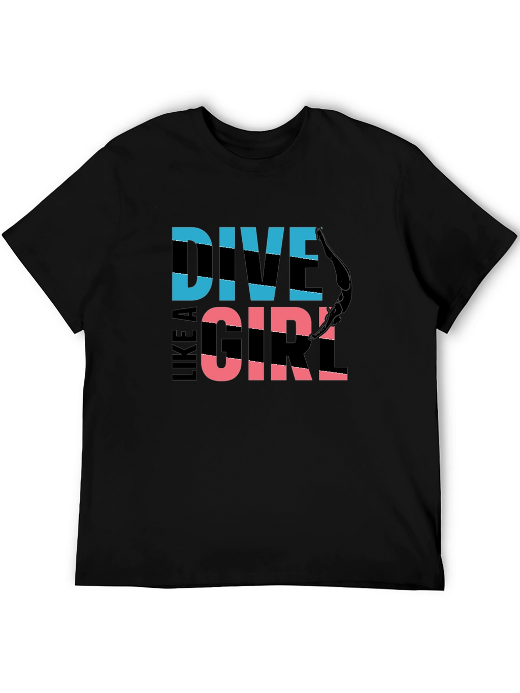 Dive Like a Girl Graphic T-Shirt