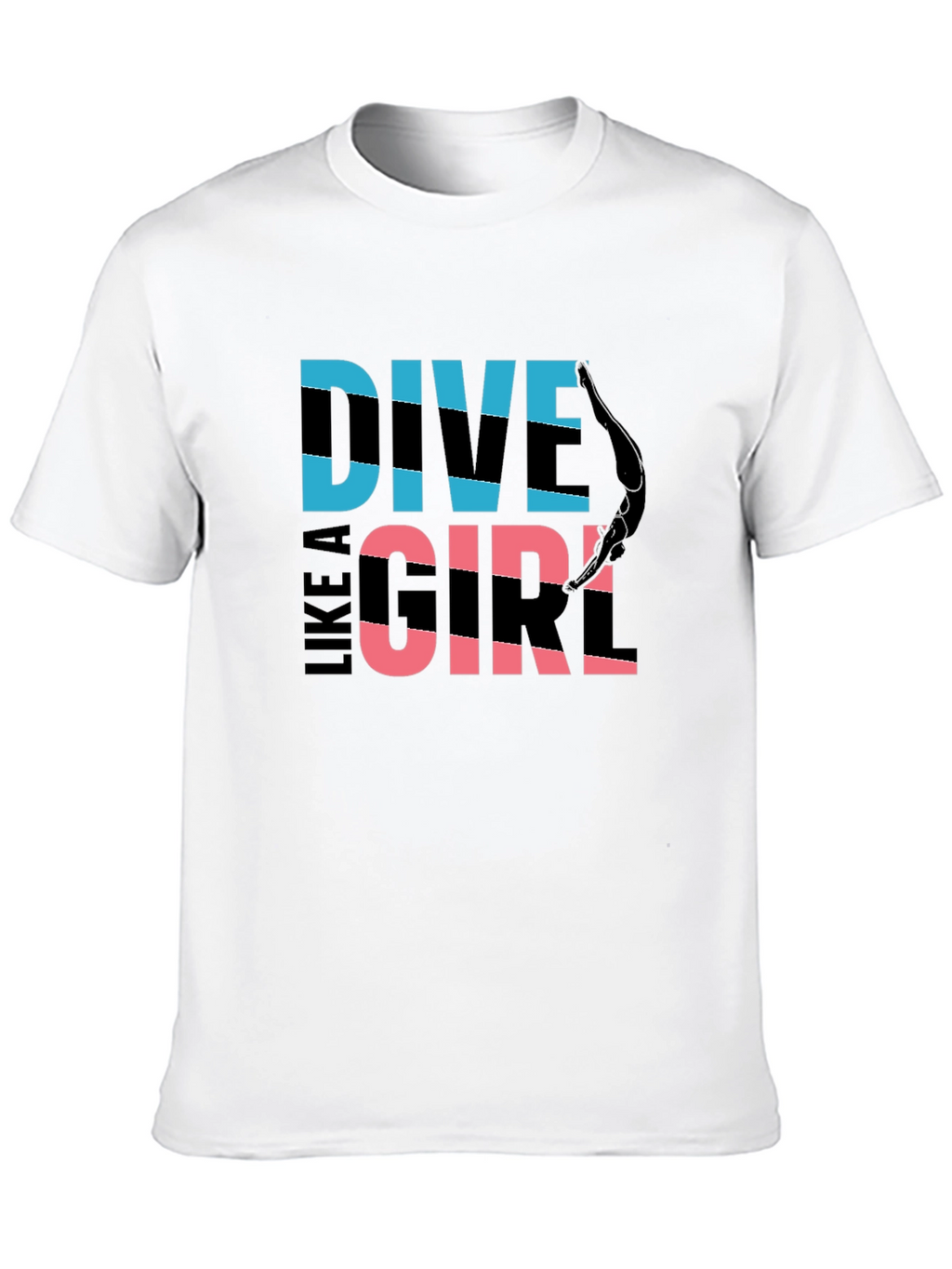 Dive Like a Girl Graphic T-Shirt