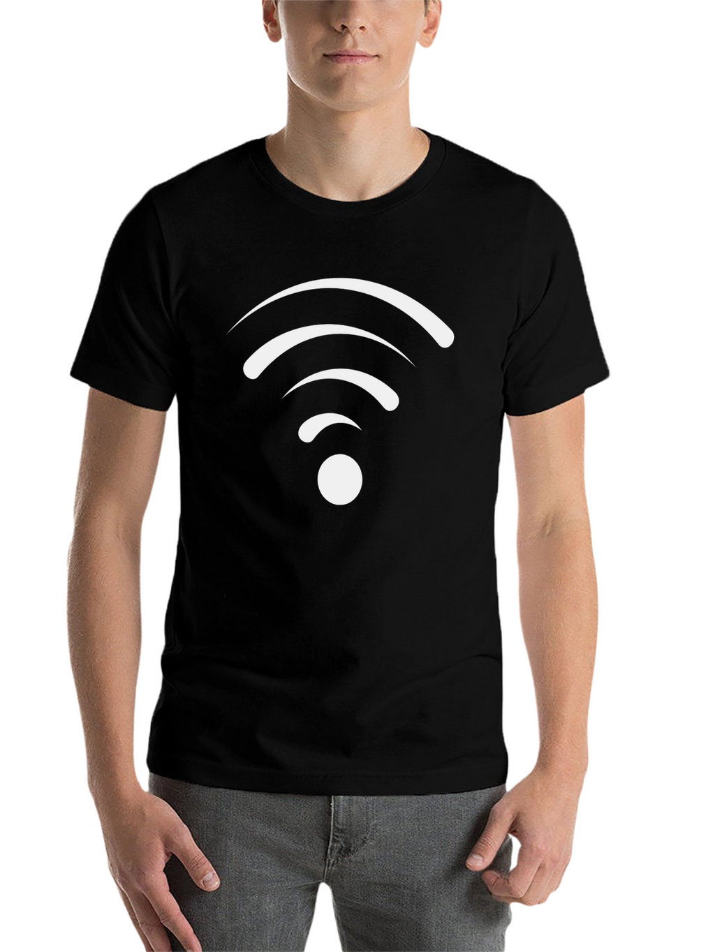 Wireless Signal Graphic T-Shirt
