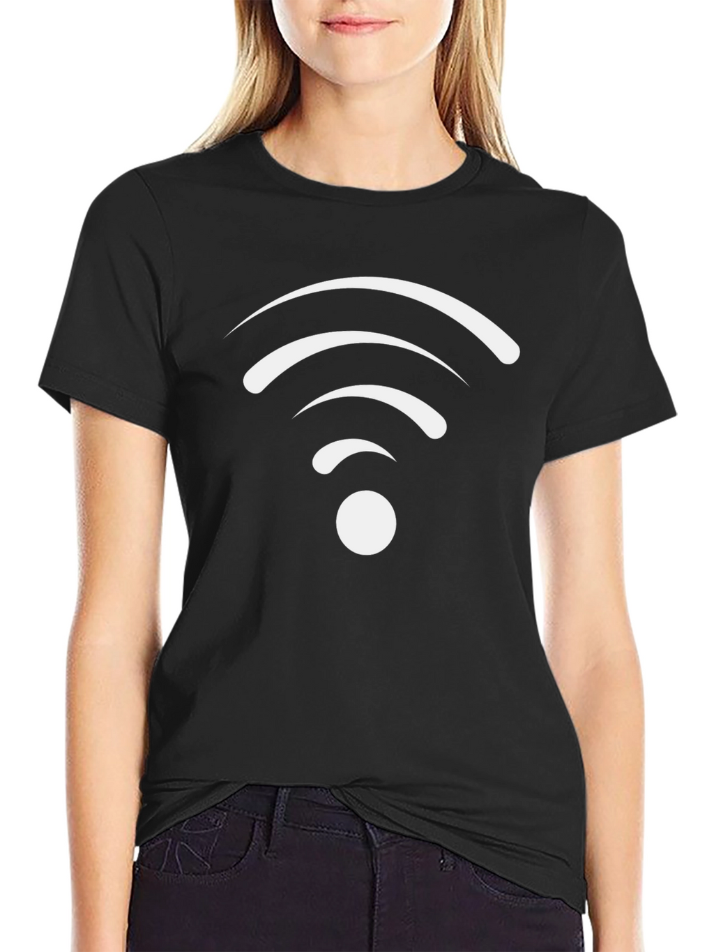 Wireless Signal Graphic T-Shirt