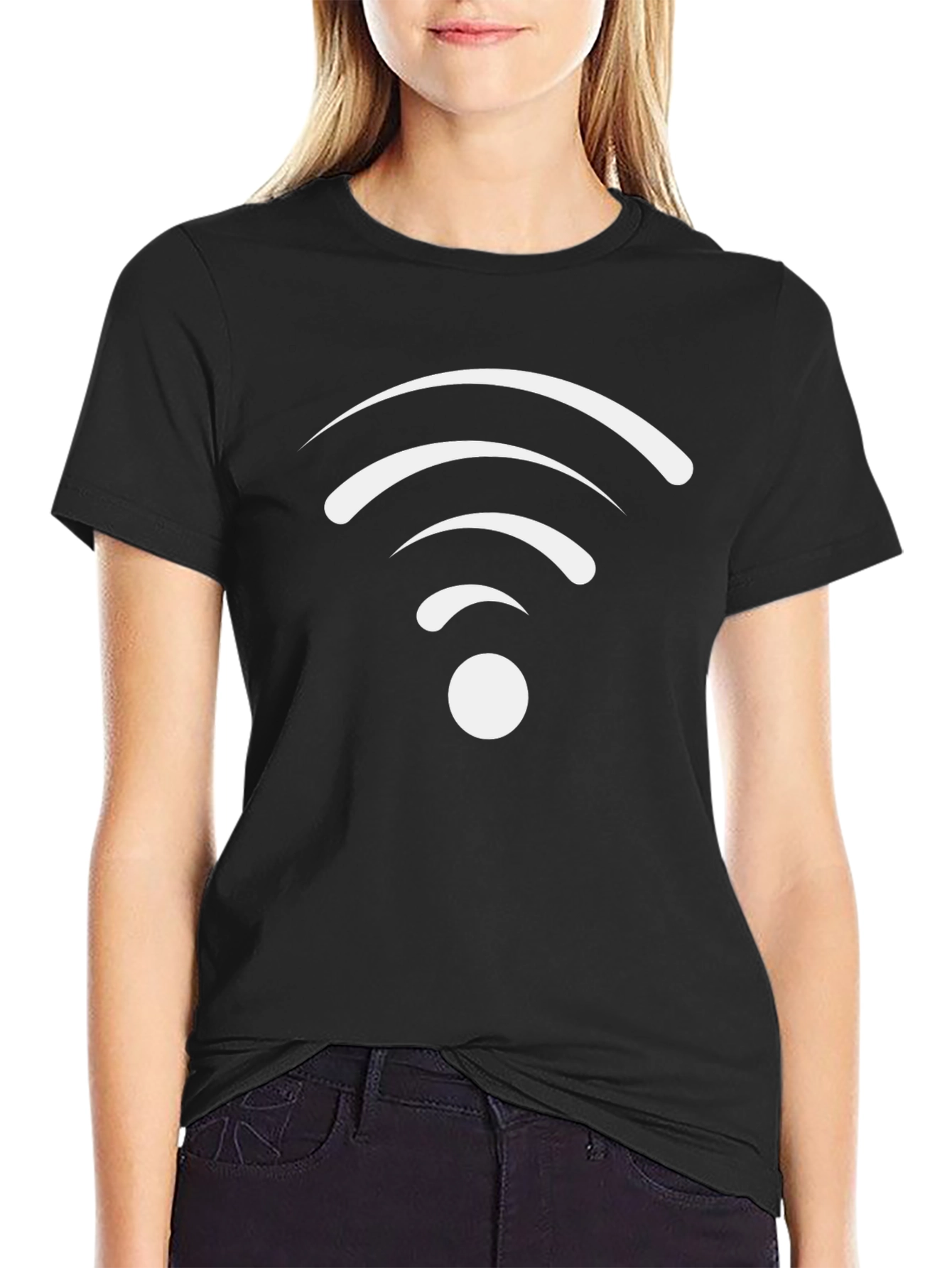 Wireless Signal Graphic T-Shirt