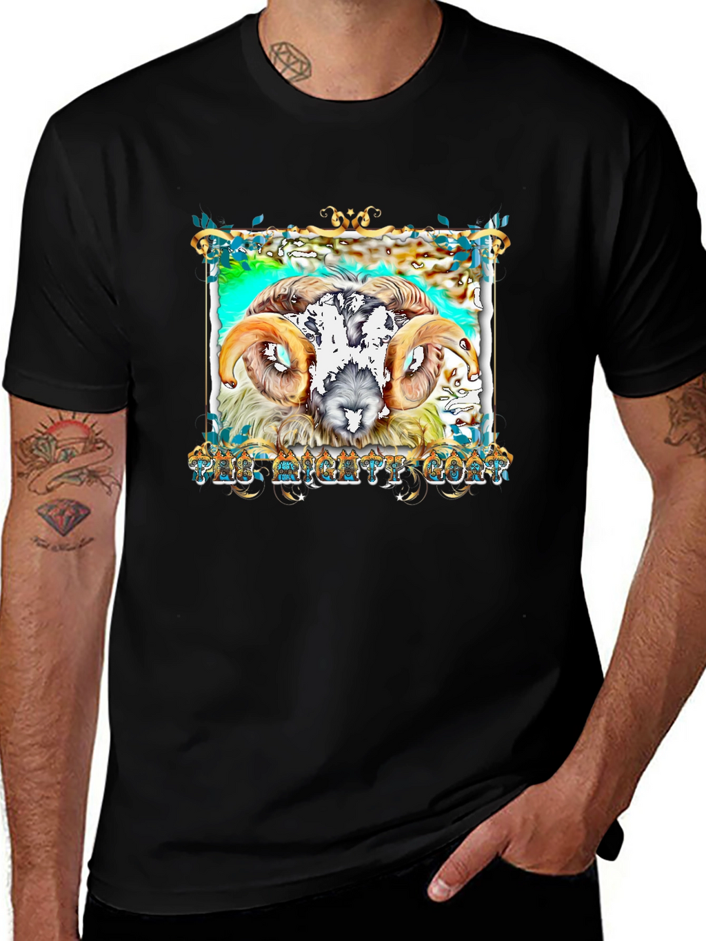 The Mighty Goat Graphic T-Shirt