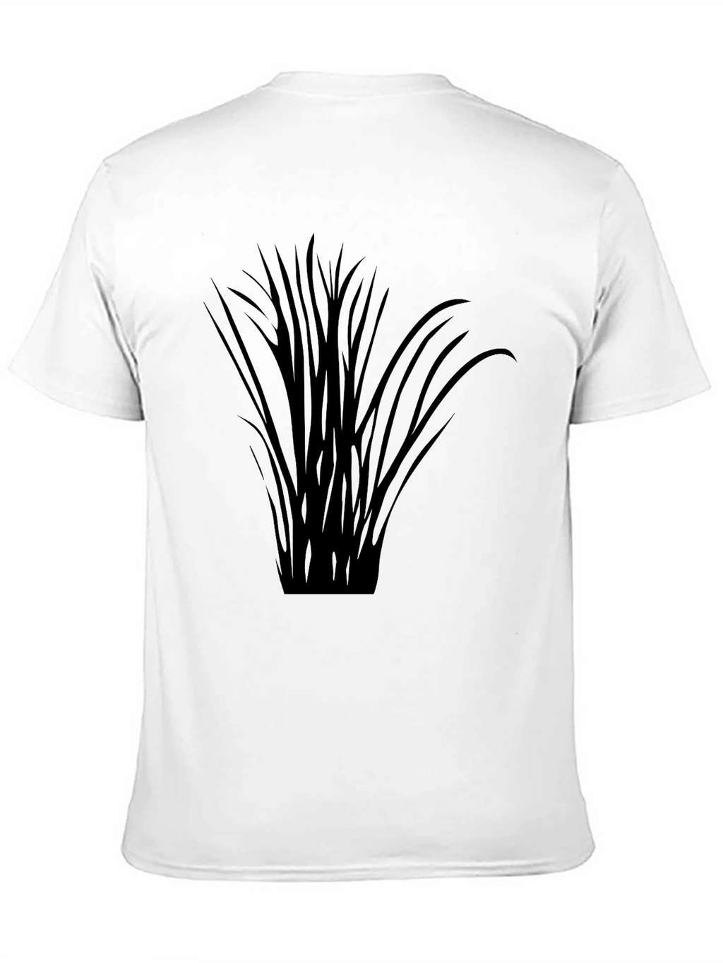 Black Grass Silhouette Graphic Tee
