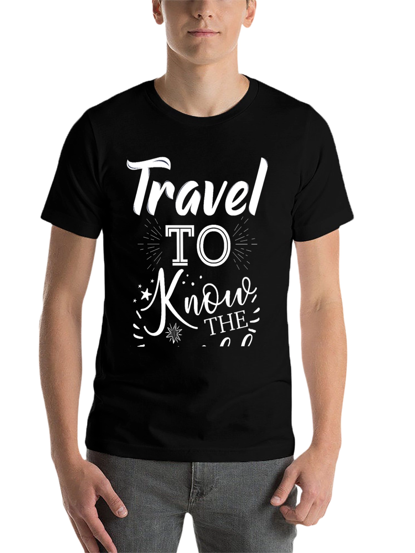 Travel To Know The World Graphic Tee