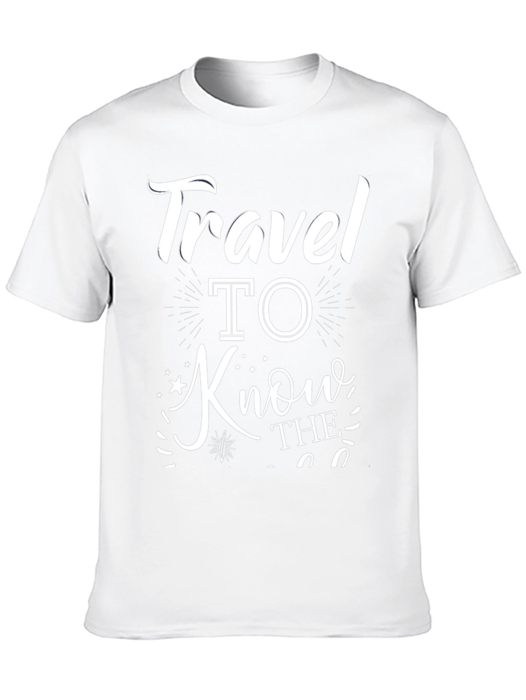 Travel To Know The World Graphic Tee