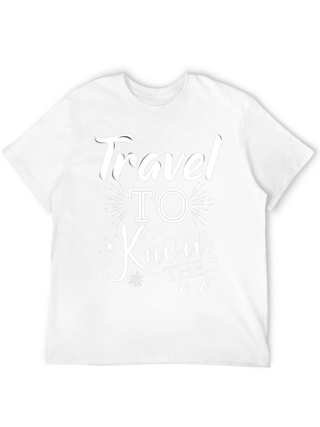 Travel To Know The World Graphic Tee