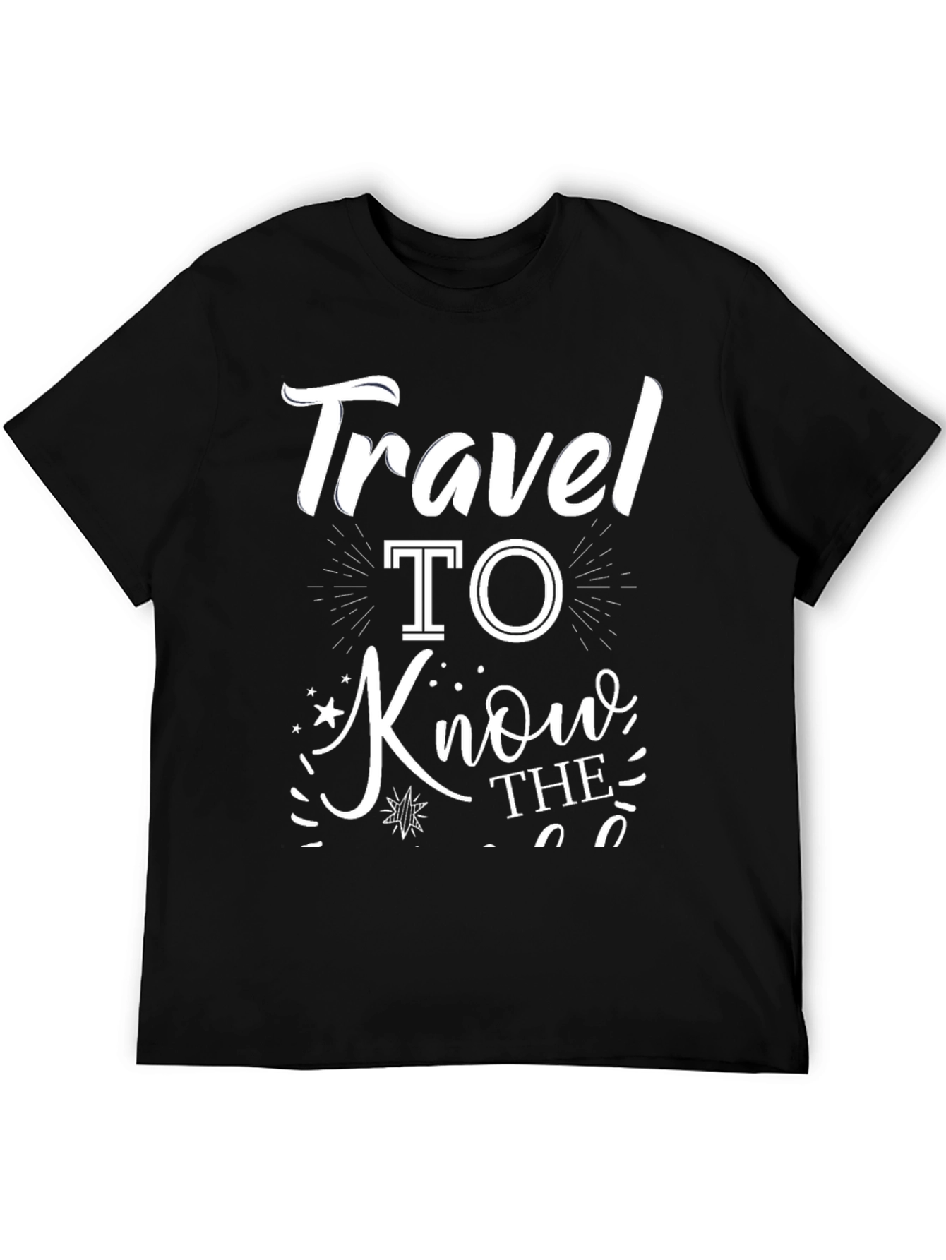 Travel To Know The World Graphic Tee