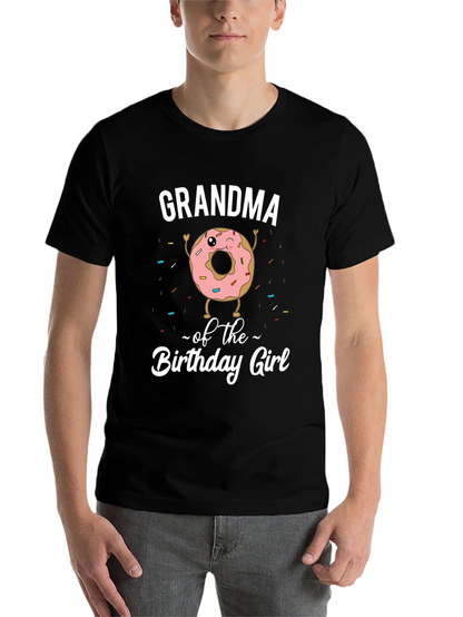 Grandma Birthday Girl Donut T-Shirt