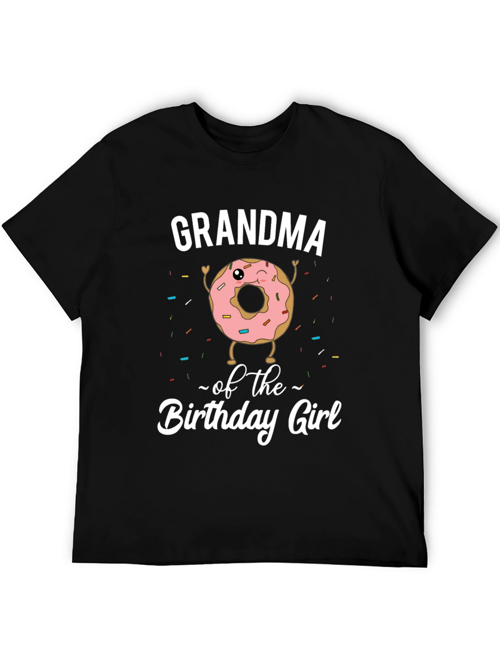 Grandma Birthday Girl Donut T-Shirt