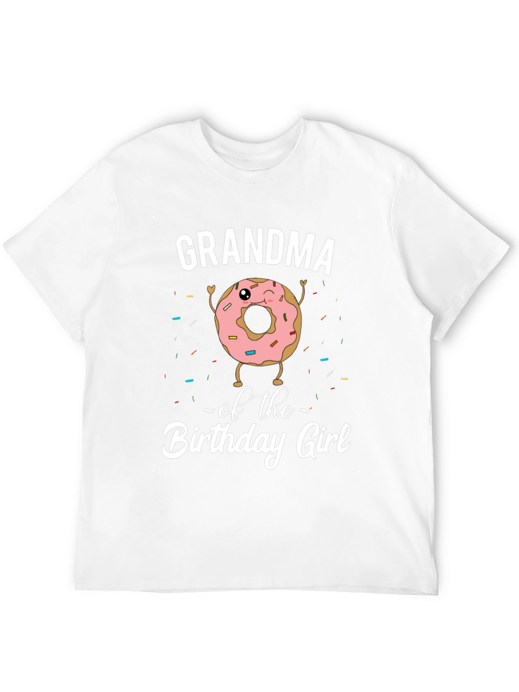 Grandma Birthday Girl Donut T-Shirt