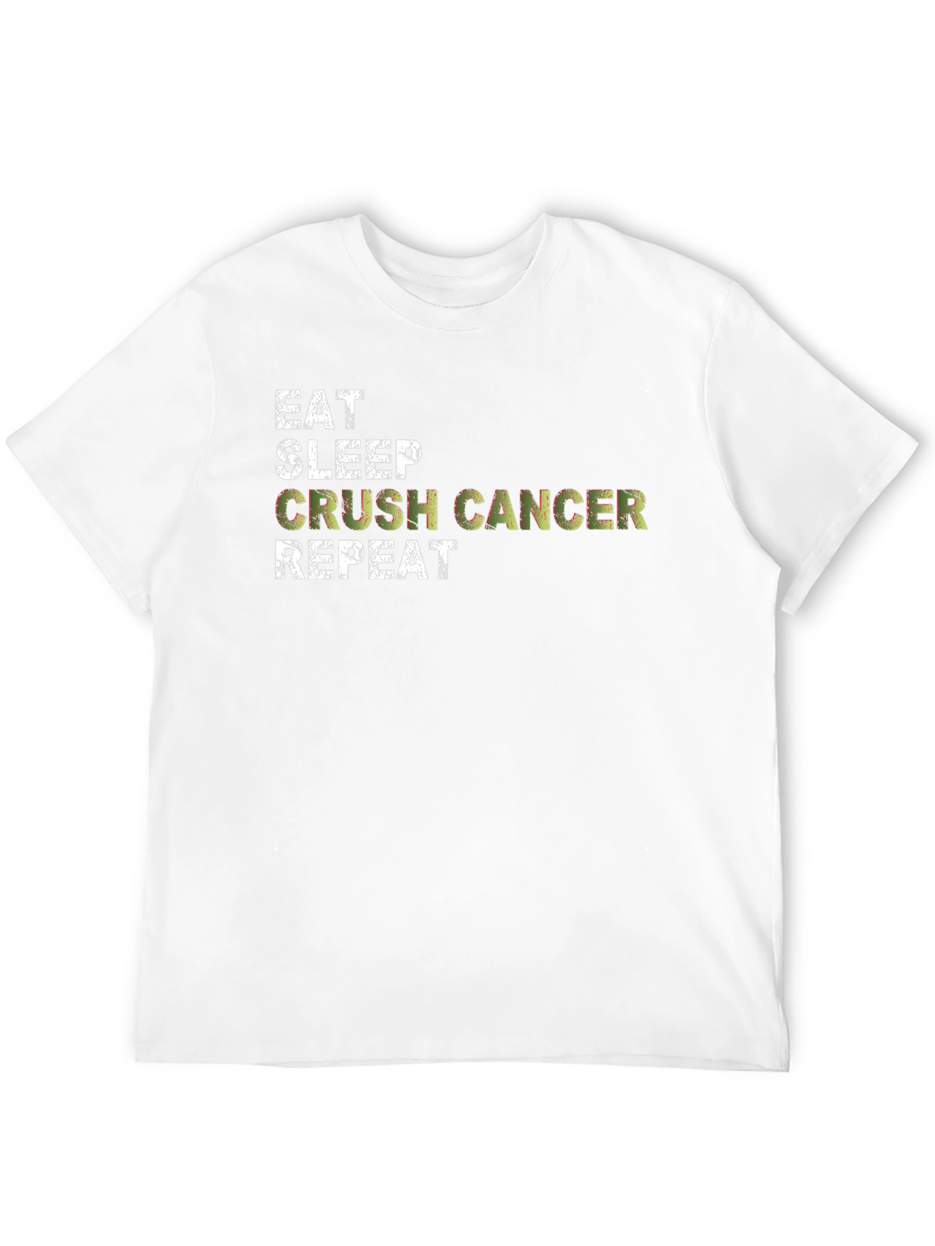 Eat Sleep Crush Cancer Repeat Graphic Tee