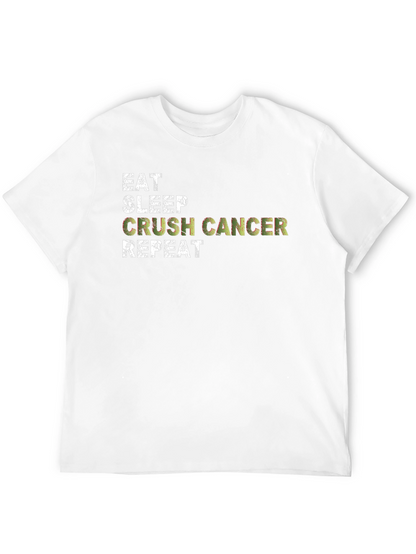 Eat Sleep Crush Cancer Repeat Graphic Tee