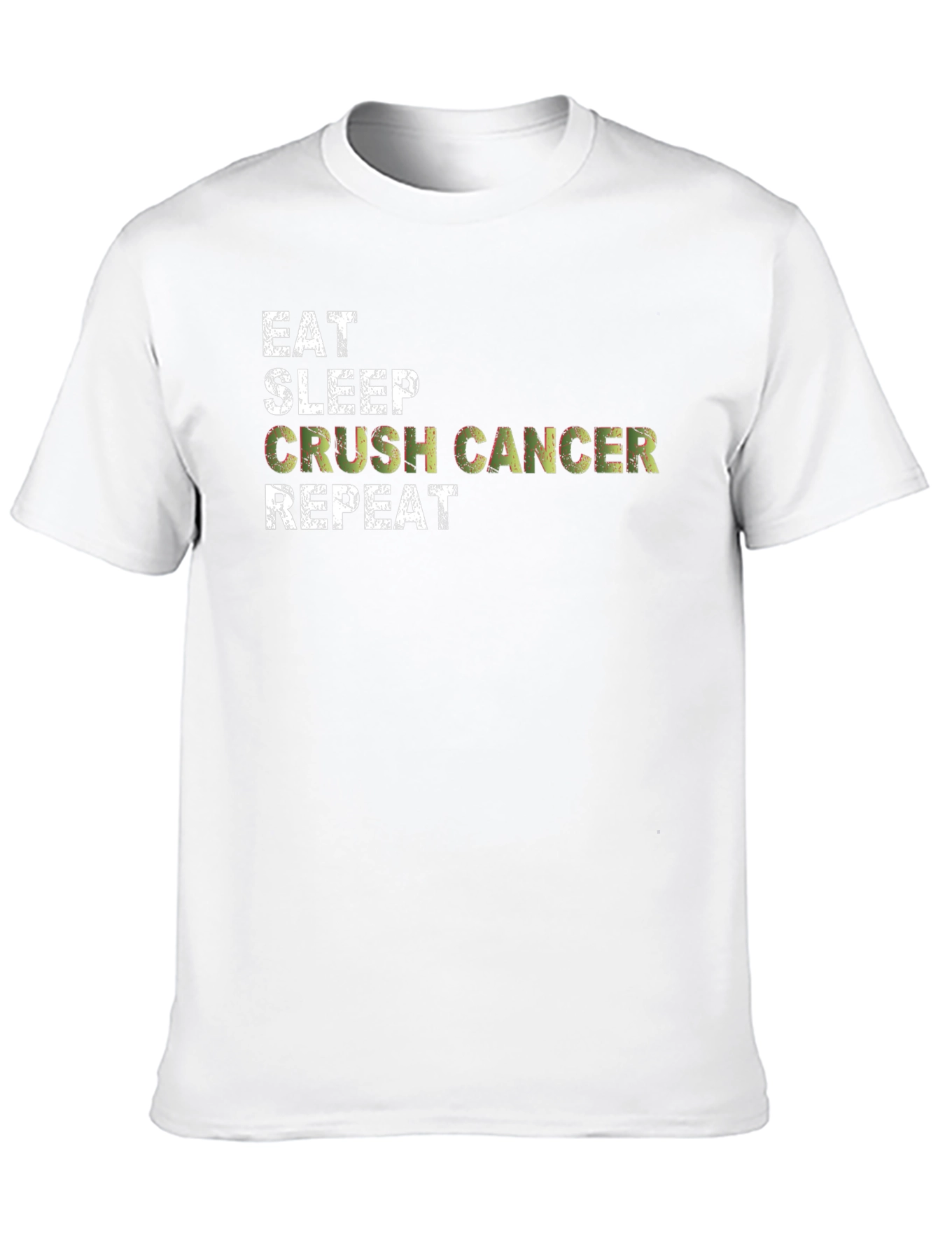 Eat Sleep Crush Cancer Repeat Graphic Tee