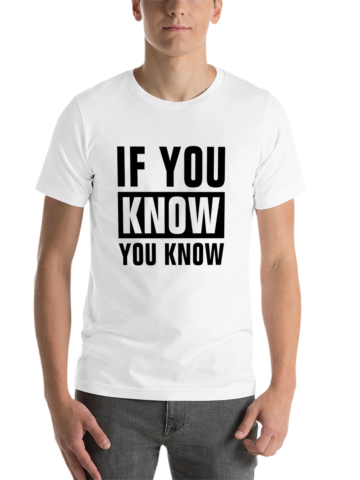 If You Know You Know Black T-Shirt