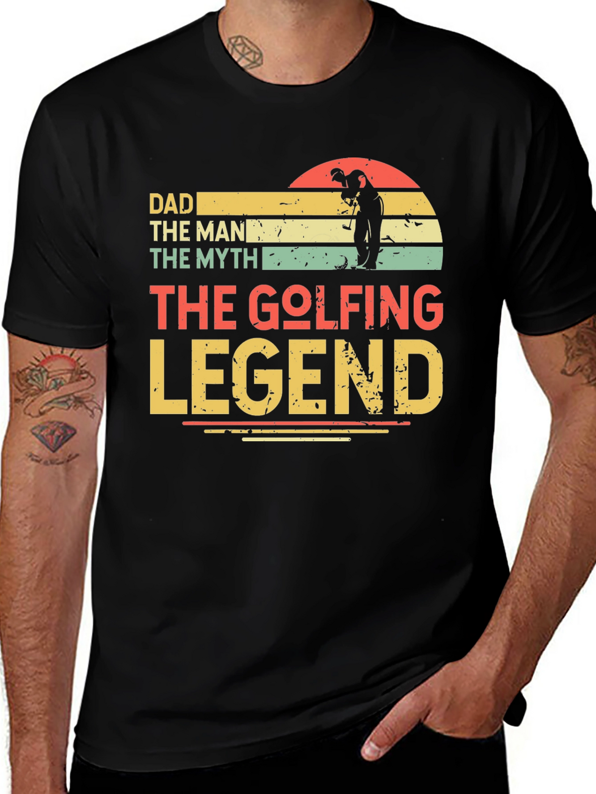 Dad Golfing Legend T-Shirt - Perfect Gift