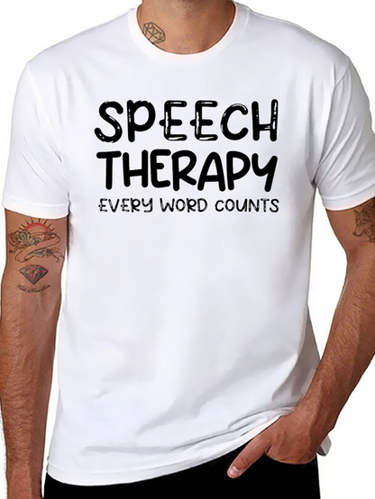 Speech Therapy T-Shirt - Every Word Counts