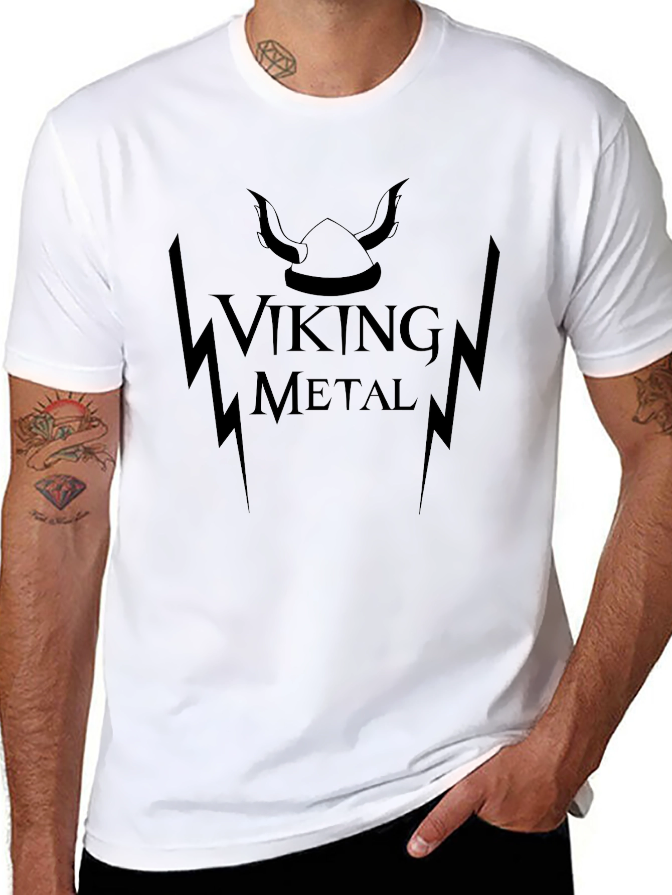 Viking Metal T-Shirt - Black Graphic Tee