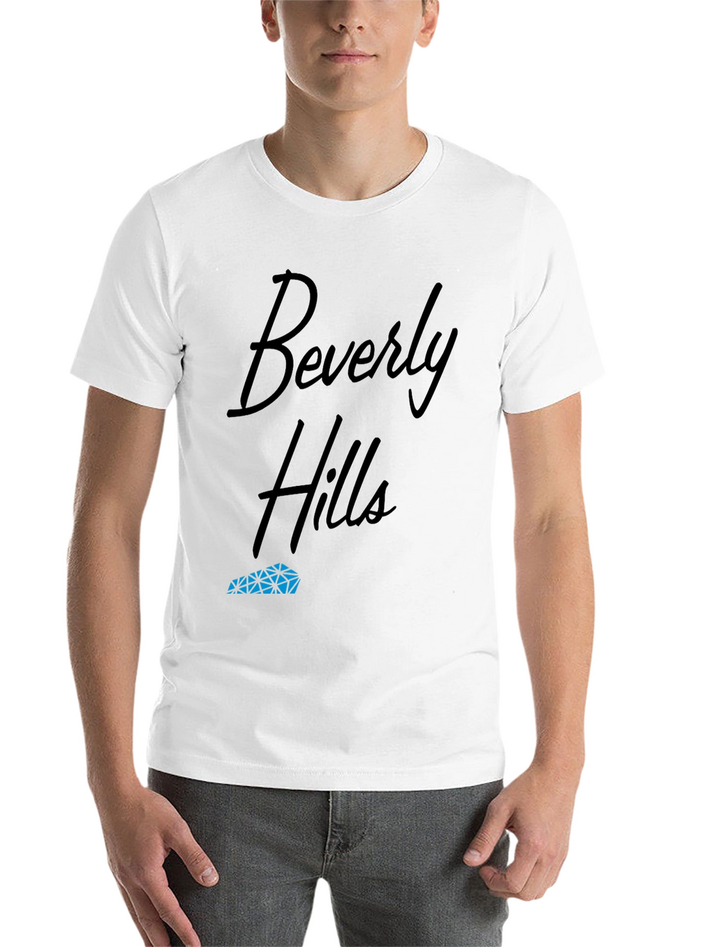 Beverly Hills Black Graphic Tee