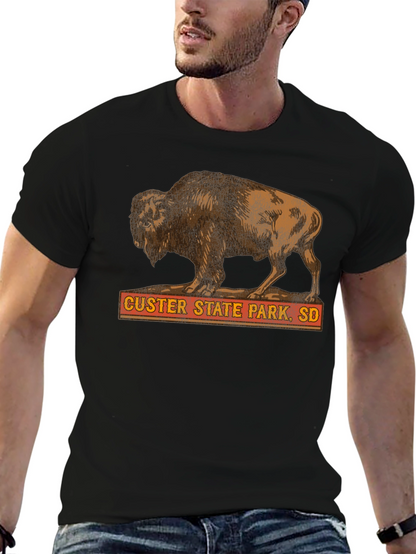Custer State Park Buffalo Graphic Tee