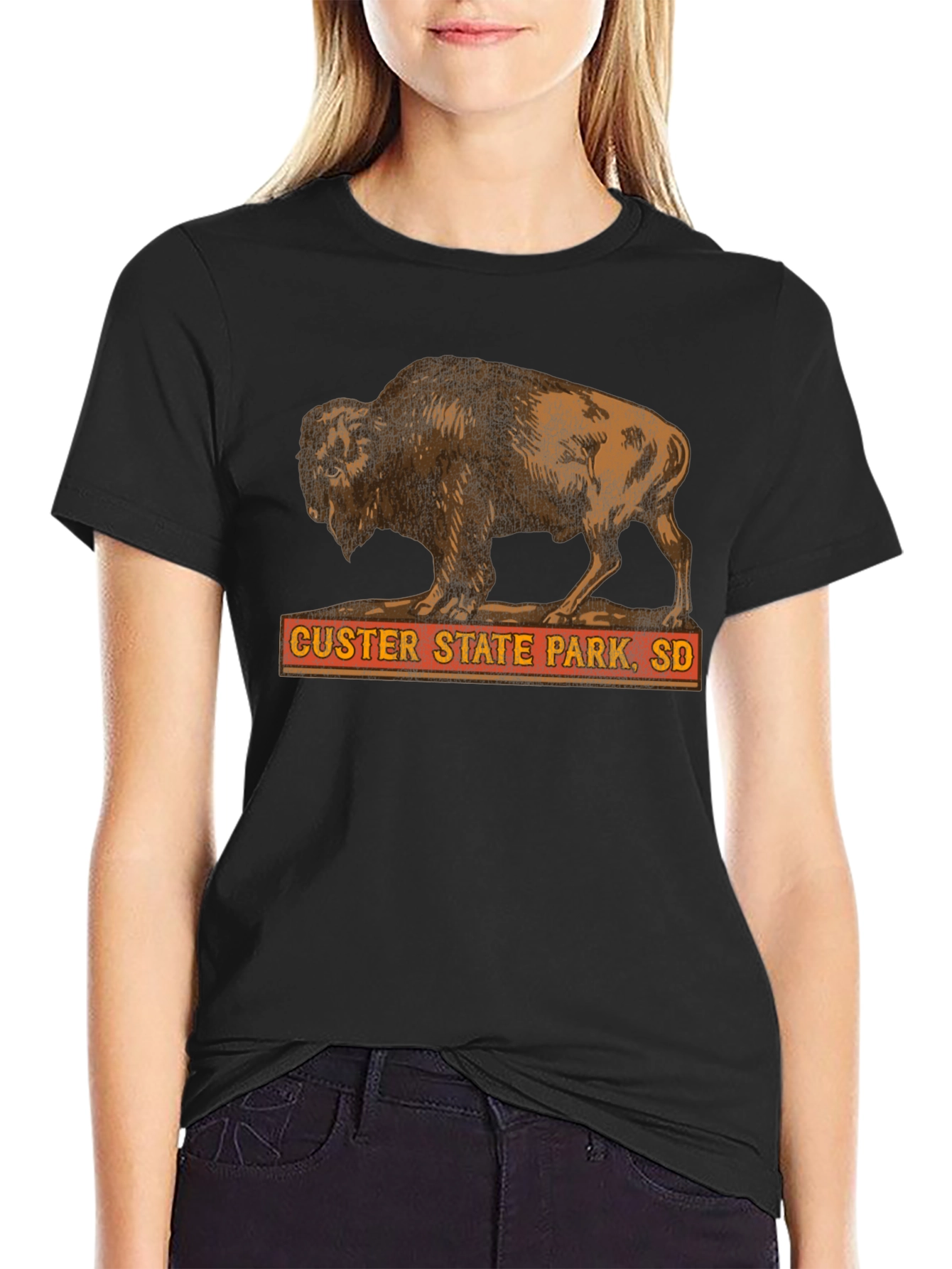 Custer State Park Buffalo Graphic Tee