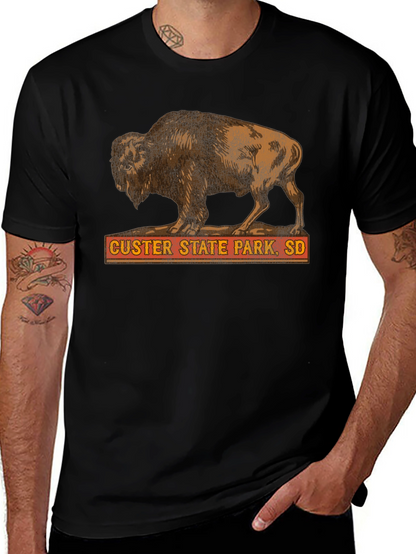 Custer State Park Buffalo Graphic Tee
