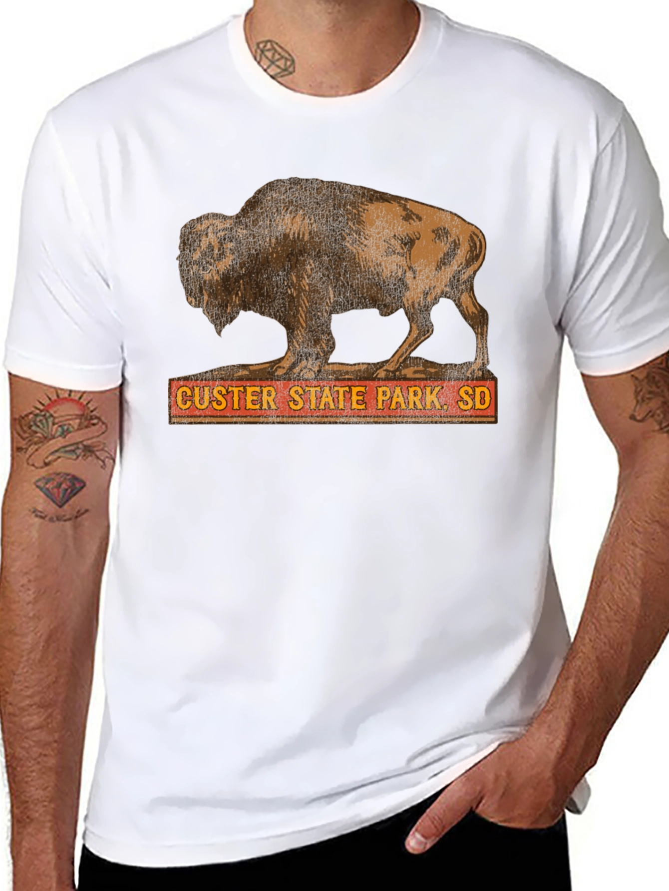Custer State Park Buffalo Graphic Tee