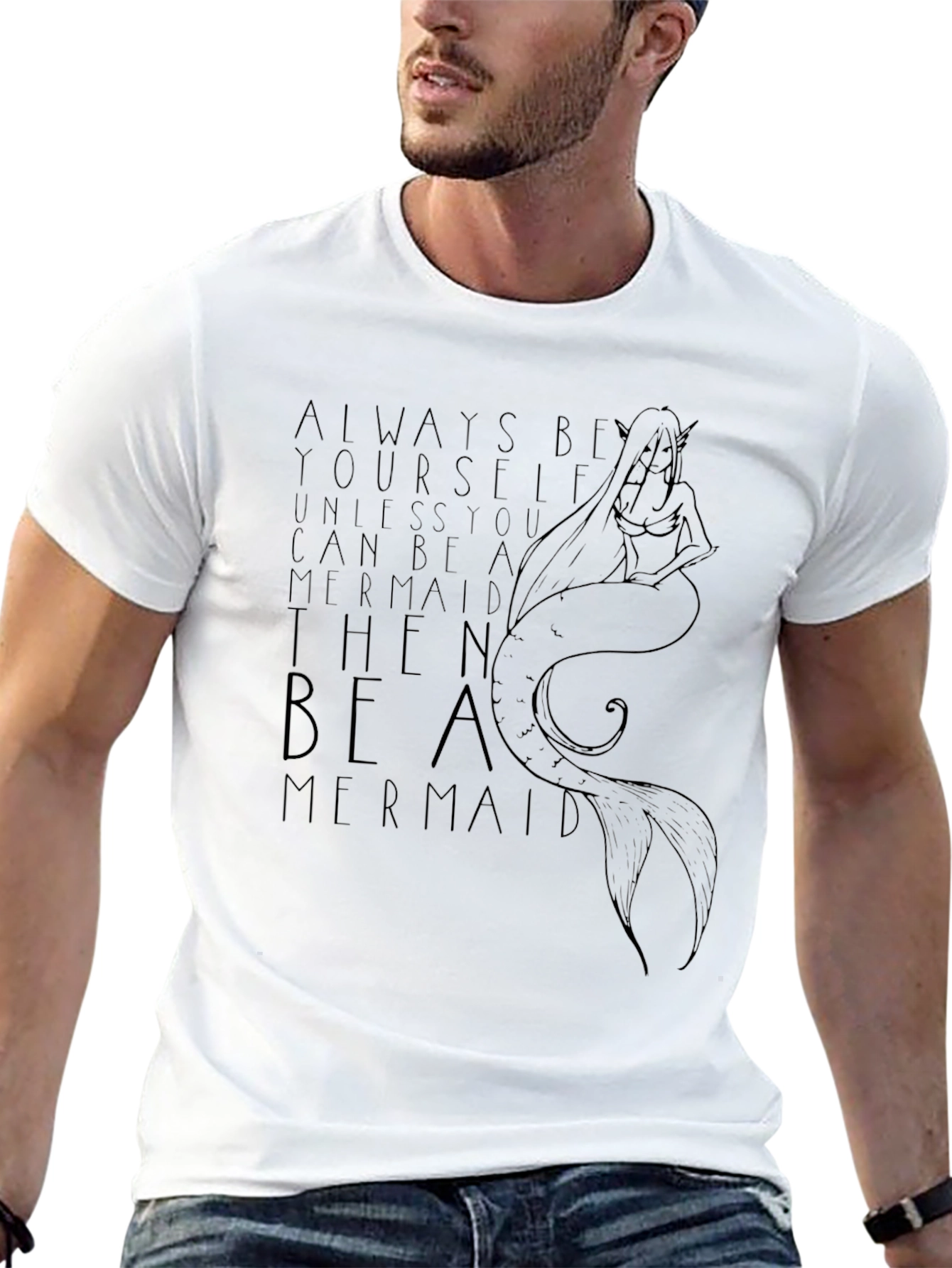 Be A Mermaid Graphic T-Shirt