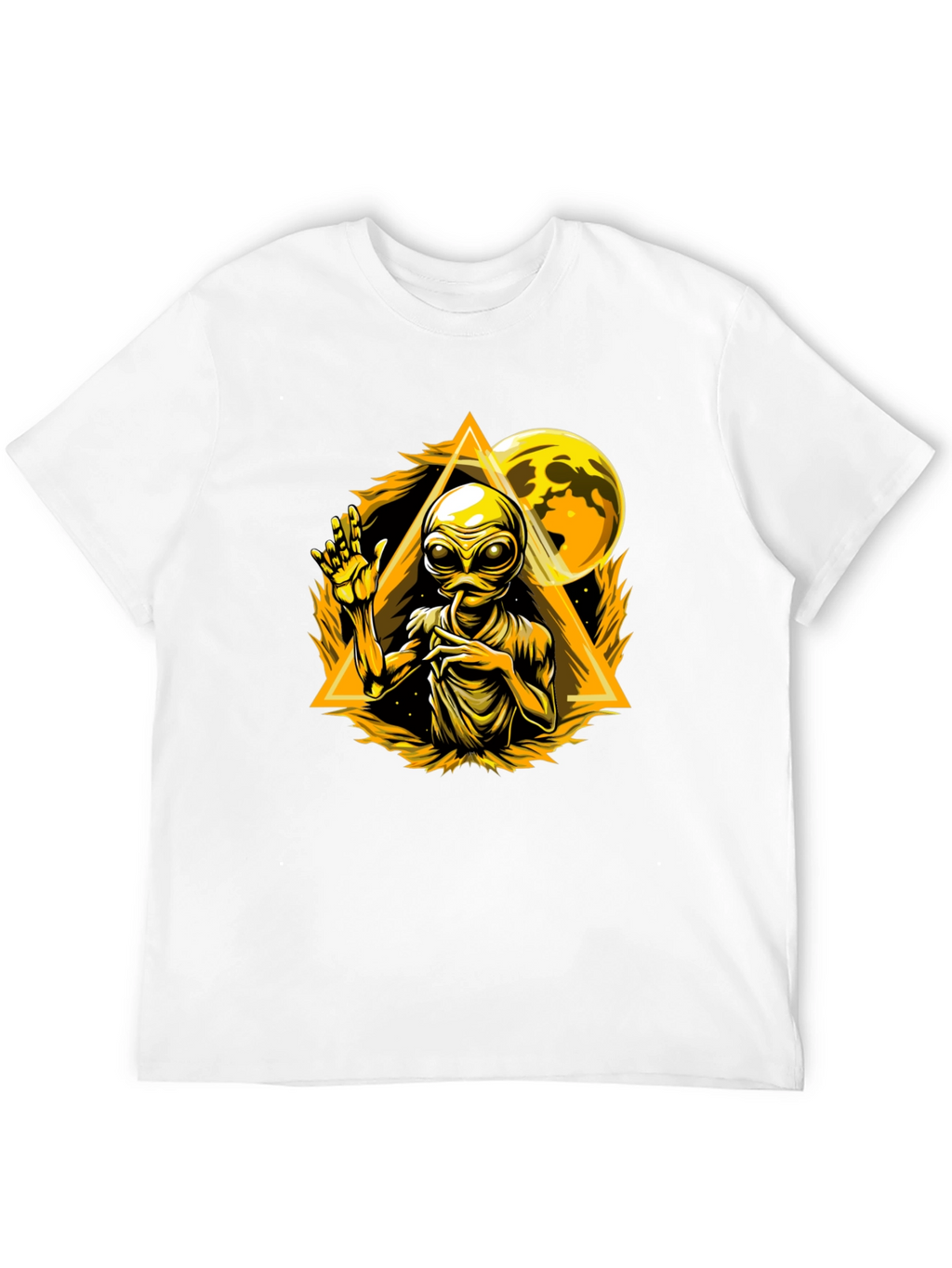 Alien Graphic T-Shirt - Sci-Fi Design