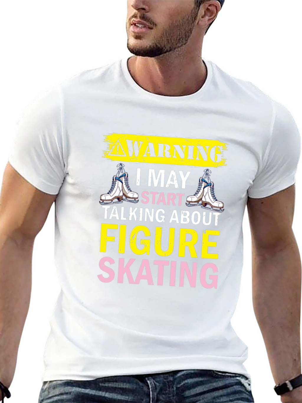 Figure Skating Warning T-Shirt - Ice Skating Tee