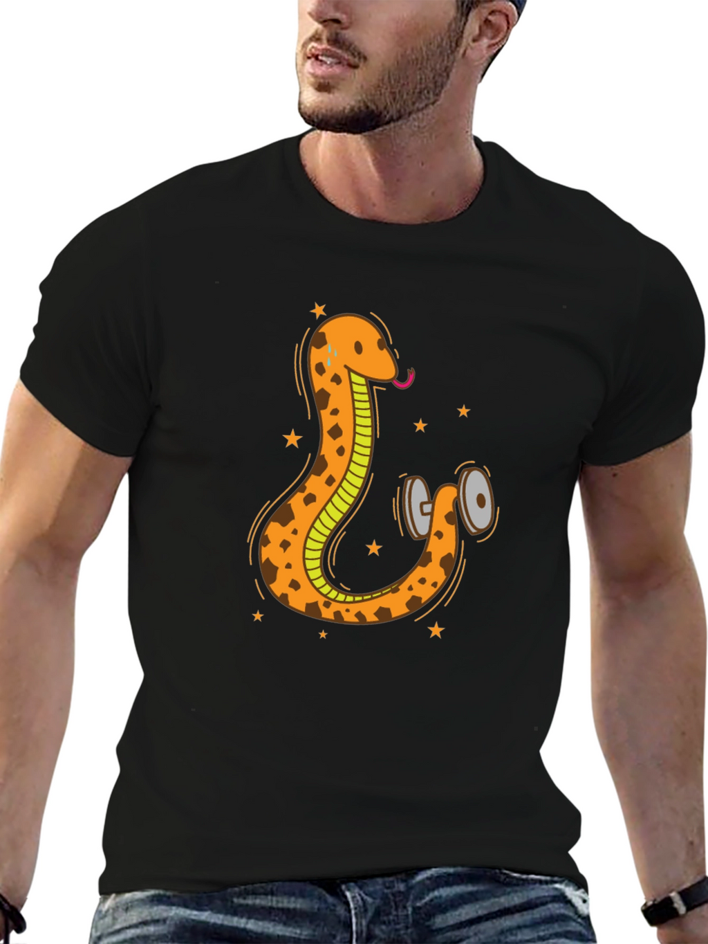 Snake Gym T-Shirt - Funny Workout Apparel