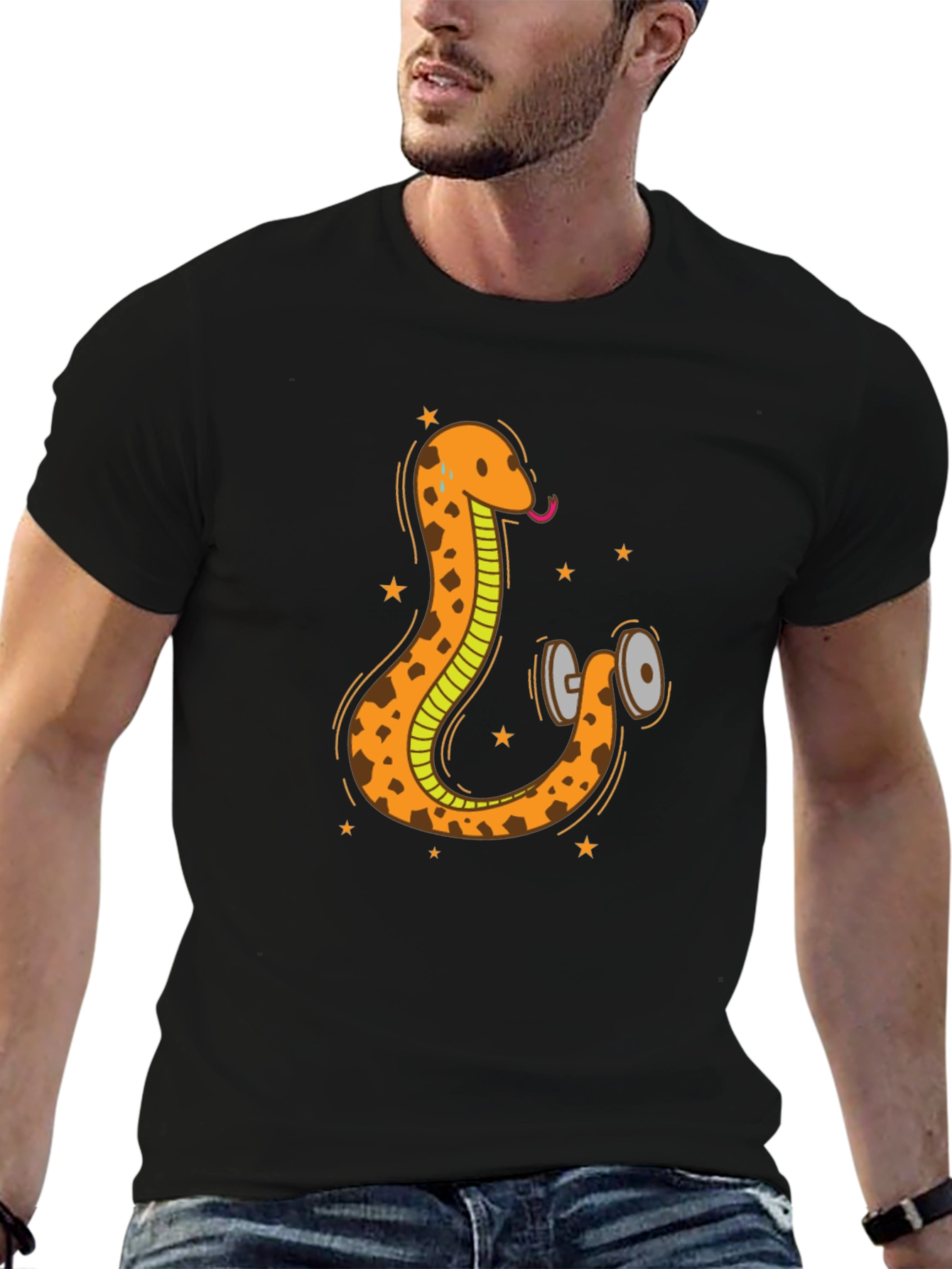 Snake Gym T-Shirt - Funny Workout Apparel
