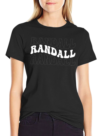 Randall Black Graphic T-Shirt - Cool Retro Style